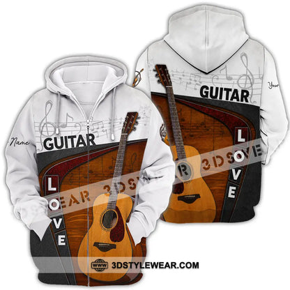 Unisex Shirt - Custom Guitar Shirt - Zipper Hoodie / S - T-shirt
