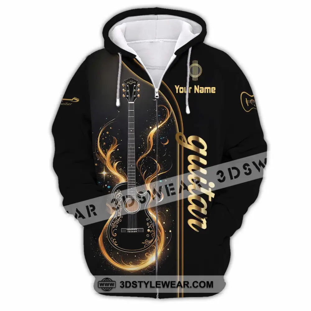 Unisex Shirt - Custom Guitar Shirt - Zipper Hoodie / S - T-shirt