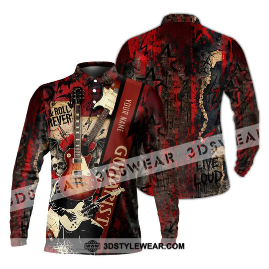 Unisex Shirt - Custom Guitarist Shirt style option 4
