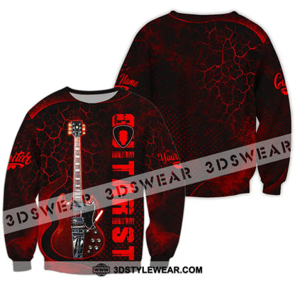 Unisex Shirt - Custom Guitarist Shirt - Long Sleeve / S - T-shirt