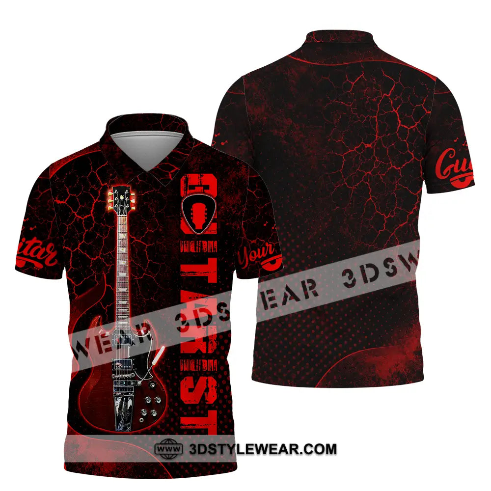 Unisex Shirt - Custom Guitarist Shirt - Polo Shirt / S - T-shirt