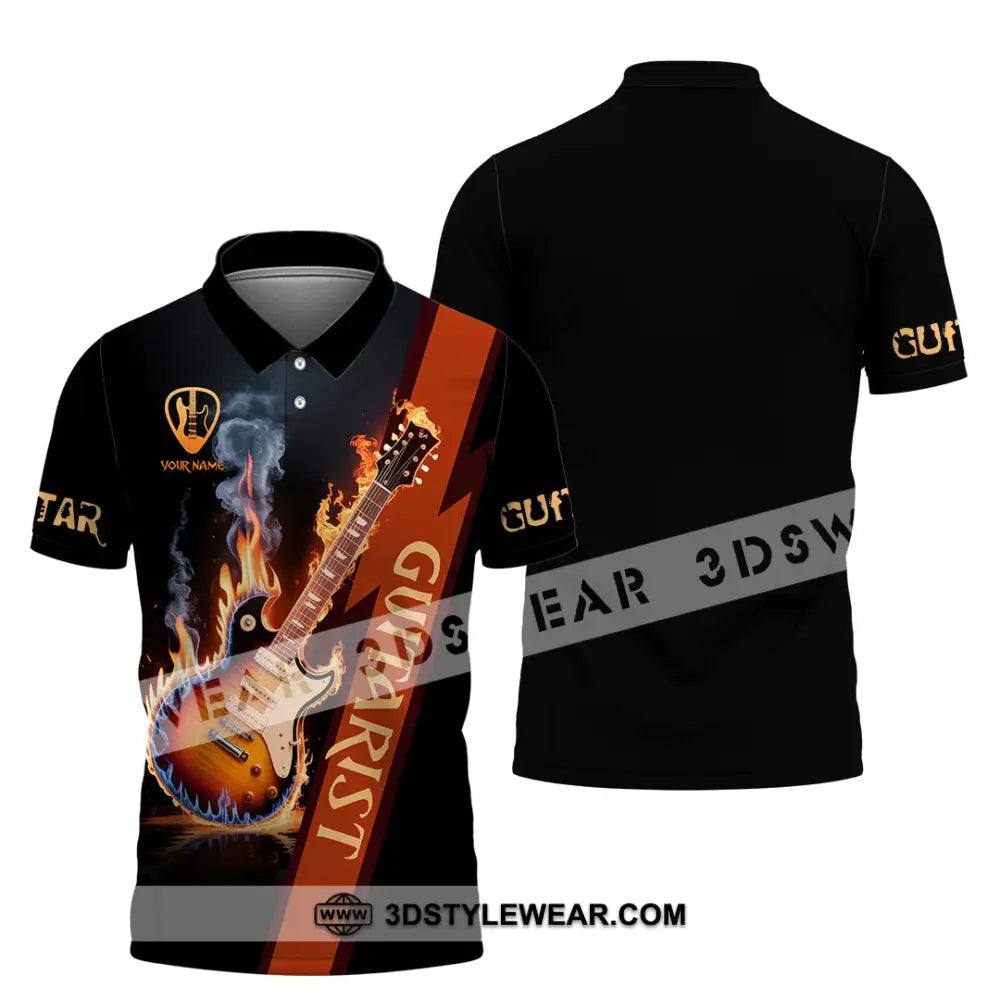 Unisex Shirt - Custom Guitarist Shirt - Polo Shirt / S - T-shirt