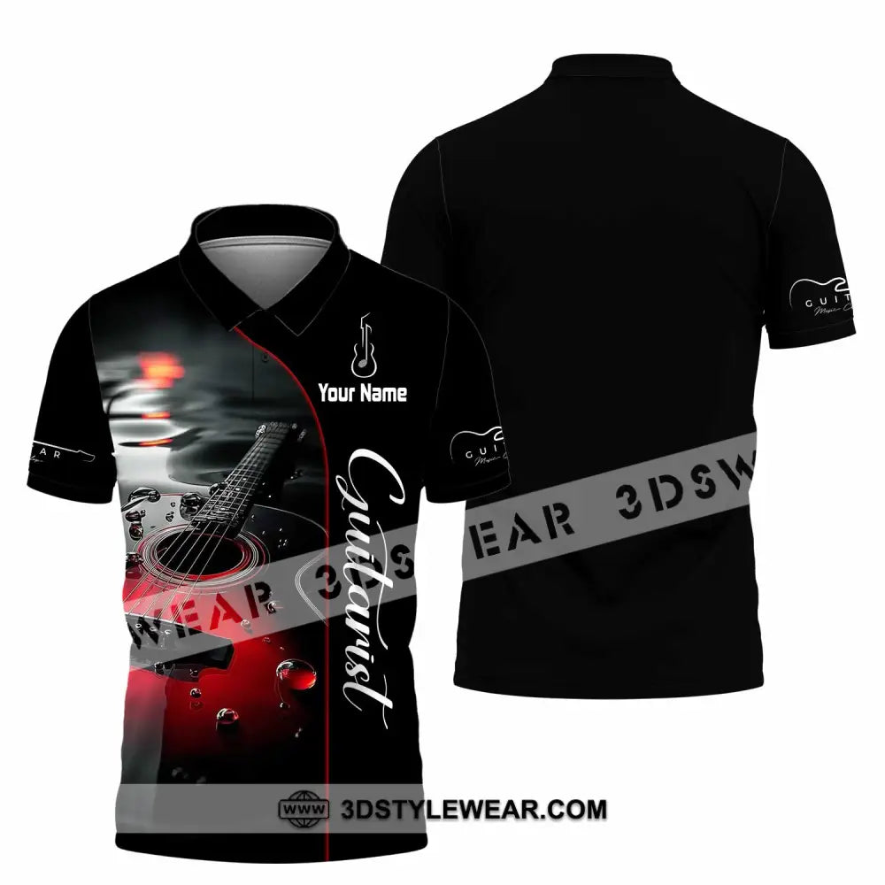 Unisex Shirt - Custom Guitarist Shirt - Polo Shirt / S - T-shirt
