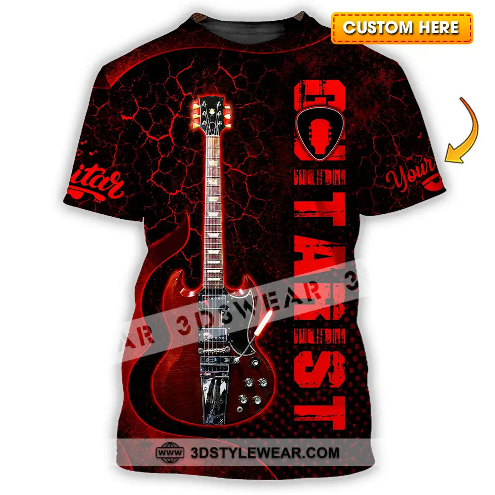Unisex Shirt - Custom Guitarist Shirt - T-shirt