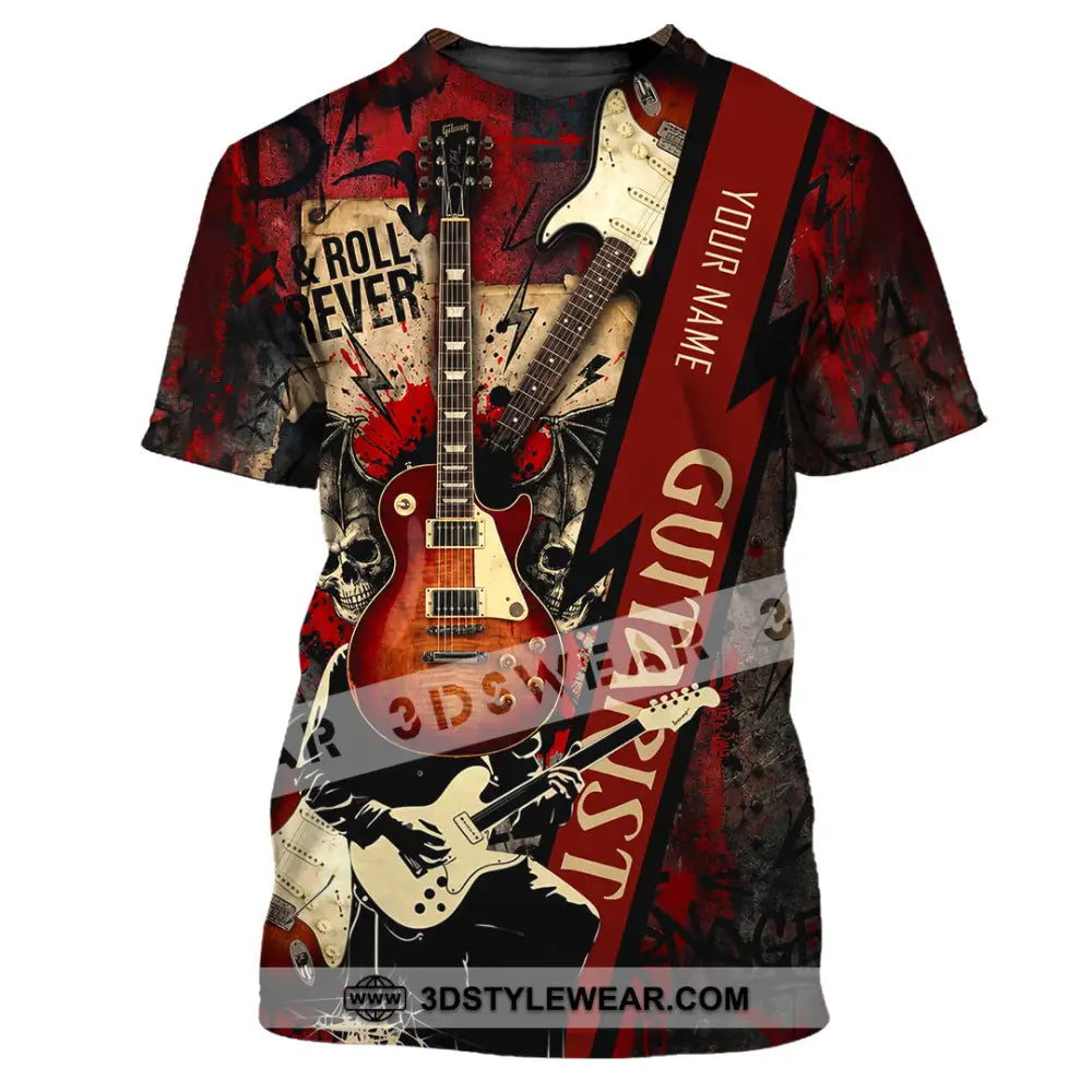 Unisex Shirt - Custom Guitarist Shirt - T-Shirt / S - T-shirt