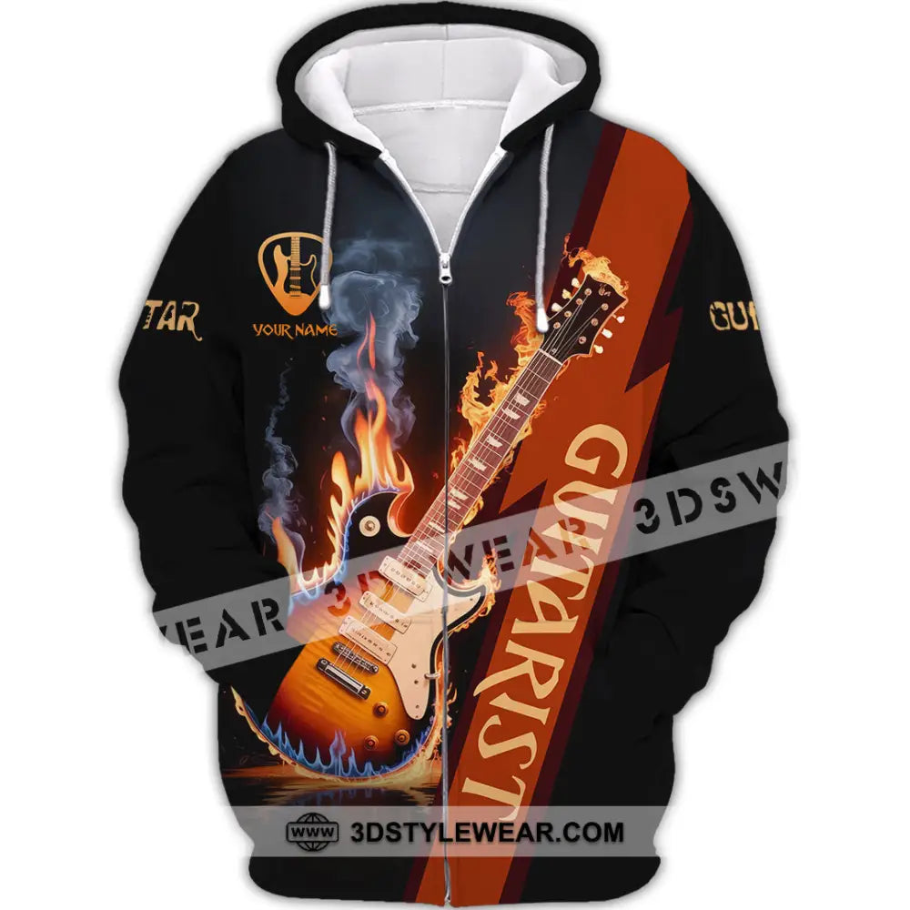 Unisex Shirt - Custom Guitarist Shirt - Zipper Hoodie / S - T-shirt