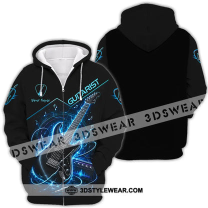 Unisex Shirt - Custom Guitarist Shirt - Zipper Hoodie / S - T-shirt