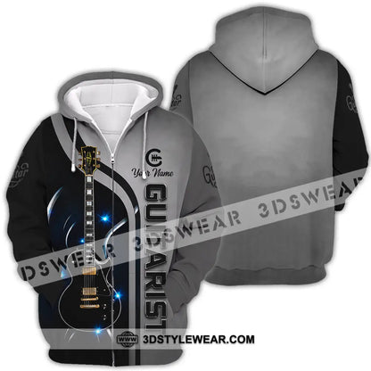 Unisex Shirt - Custom Guitarist Shirt - Zipper Hoodie / S - T-shirt