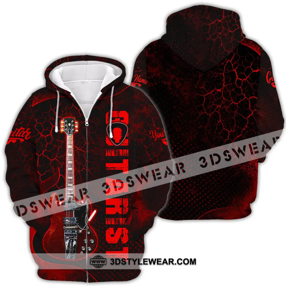 Unisex Shirt - Custom Guitarist Shirt - Zipper Hoodie / S - T-shirt