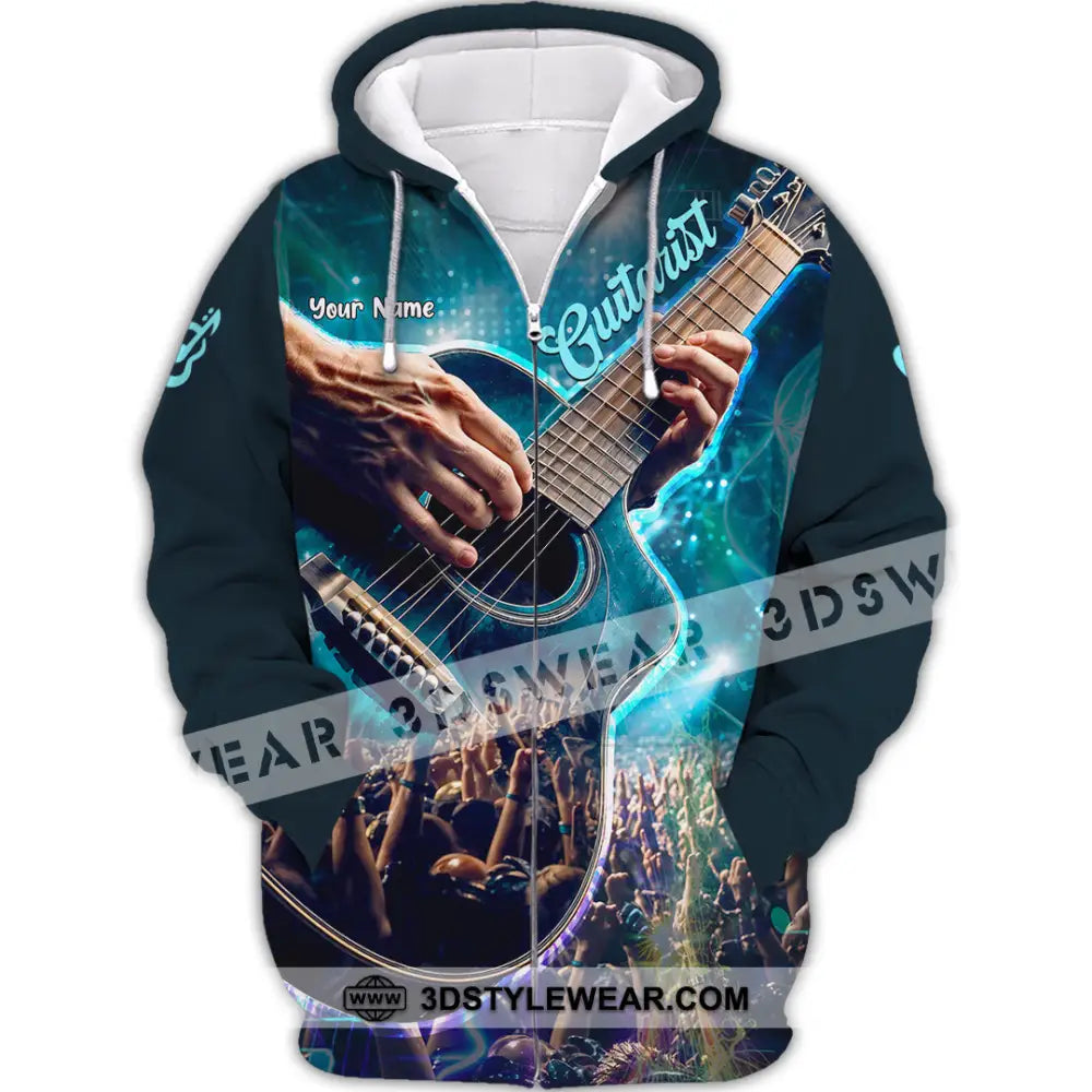 Unisex Shirt - Custom Guitarist Shirt - Zipper Hoodie / S - T-shirt