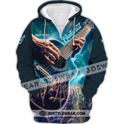 Unisex Shirt - Custom Guitarist Shirt - Zipper Hoodie / S - T-shirt