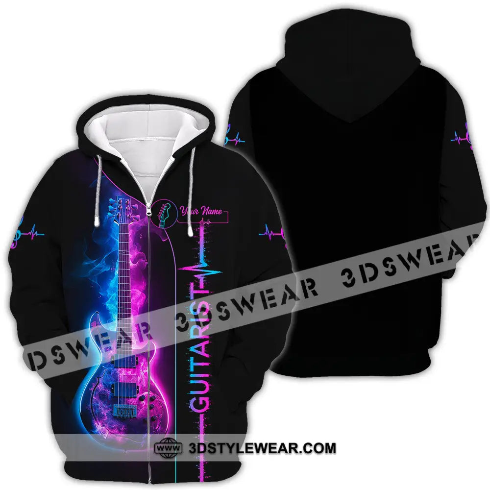 Unisex Shirt - Custom Guitarist Shirt - Zipper Hoodie / S - T-shirt