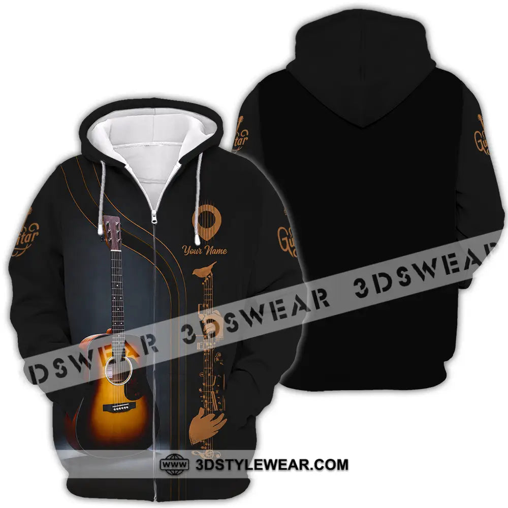 Unisex Shirt - Custom Guitarist Shirt - Zipper Hoodie / S - T-shirt