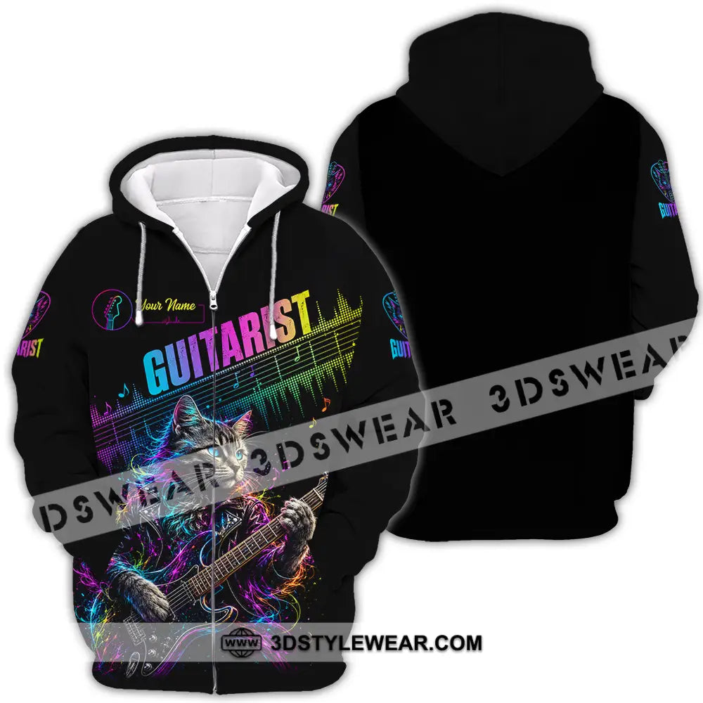Unisex Shirt - Custom Guitarist Shirt - Zipper Hoodie / S - T-shirt