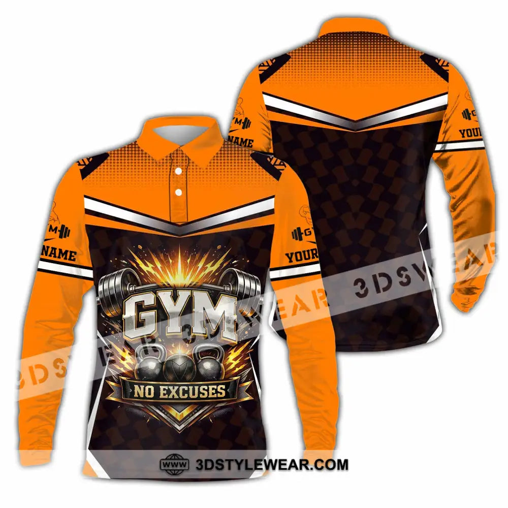Unisex Shirt - Custom Gym Shirt - Long Sleeve Polo / S - T-shirt