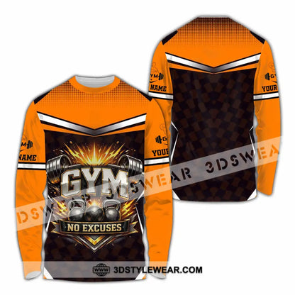 Unisex Shirt - Custom Gym Shirt - Long Sleeve Shirt / S - T-shirt