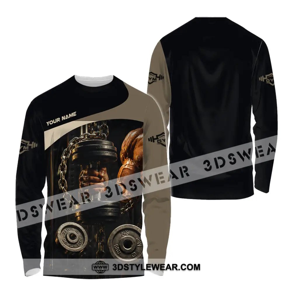 Unisex Shirt - Custom Gym Shirt - Long Sleeve Shirt / S - T-shirt