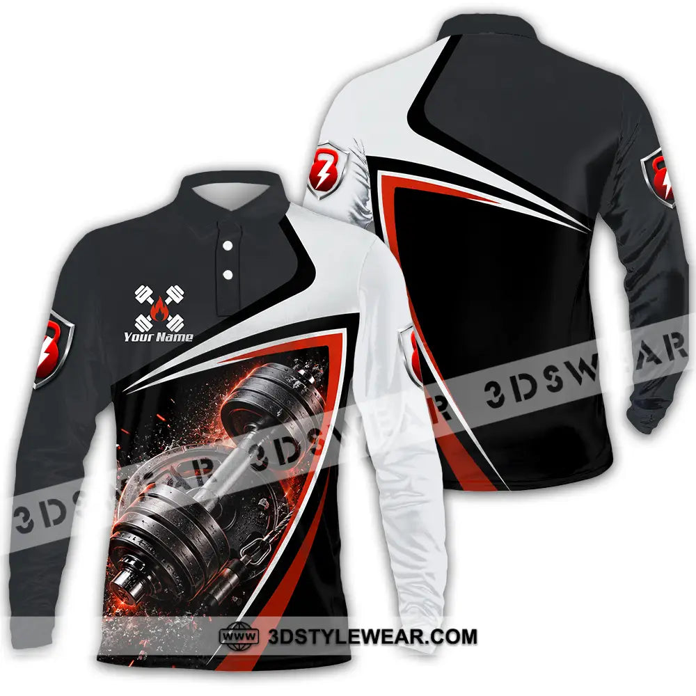 Unisex Shirt - Custom Gym Lover Shirt - Long Sleeve Polo / S - T-shirt