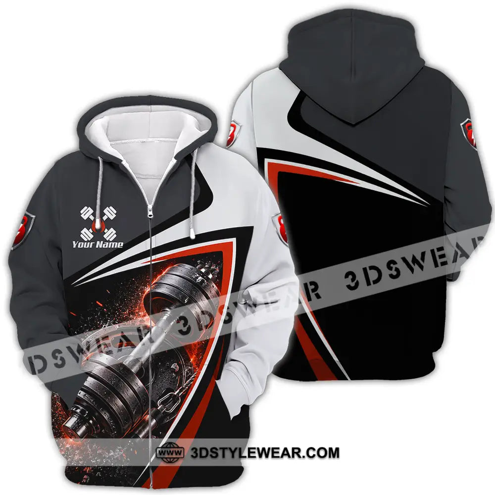 Unisex Shirt - Custom Gym Lover Shirt - Zipper Hoodie / S - T-shirt