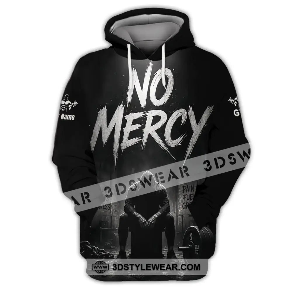 Unisex Shirt - Custom Gym No Mercy Shirt - Hoodie / S - T-shirt