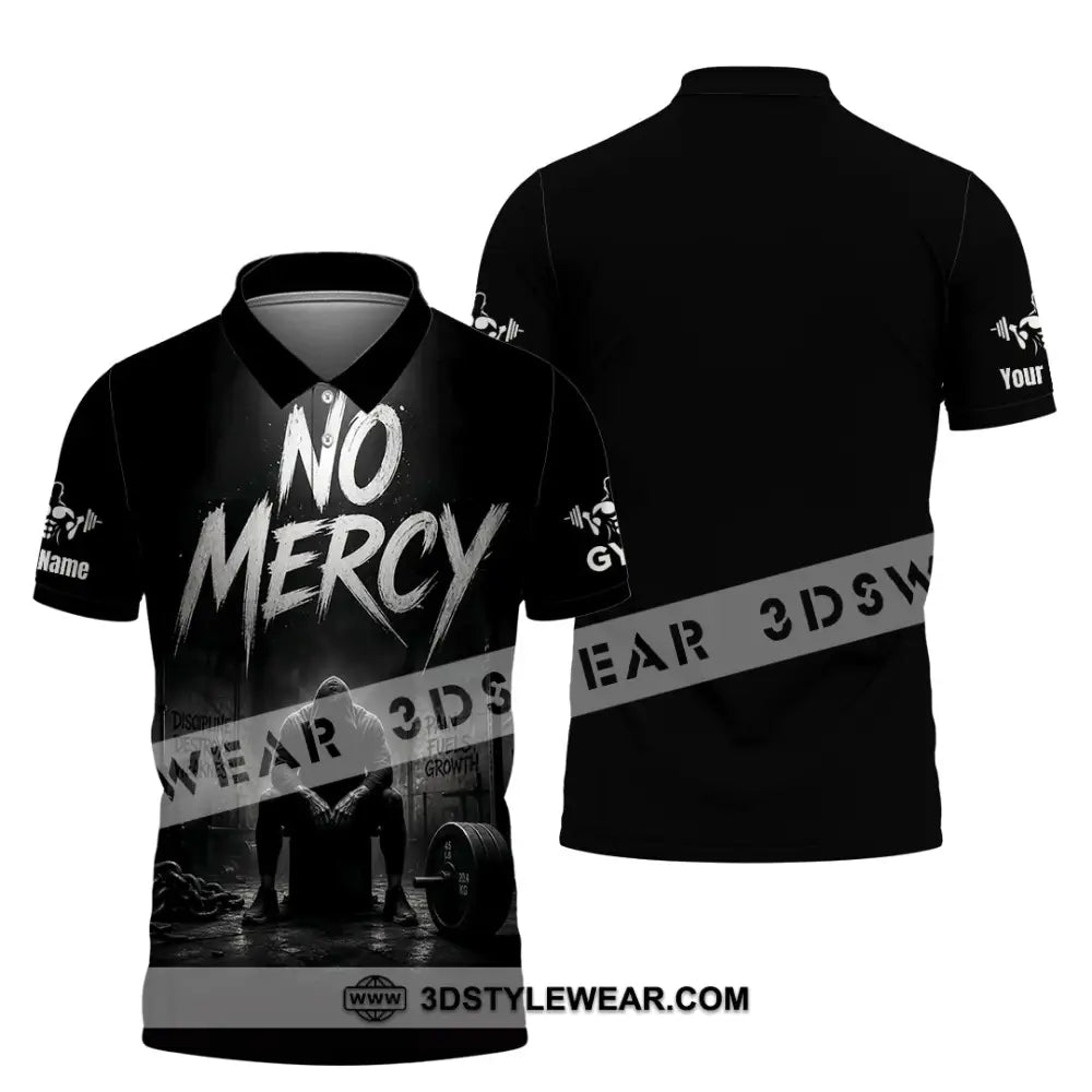 Unisex Shirt - Custom Gym No Mercy Shirt - Polo Shirt / S - T-shirt