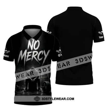Unisex Shirt - Custom Gym No Mercy Shirt - Polo Shirt / S - T-shirt