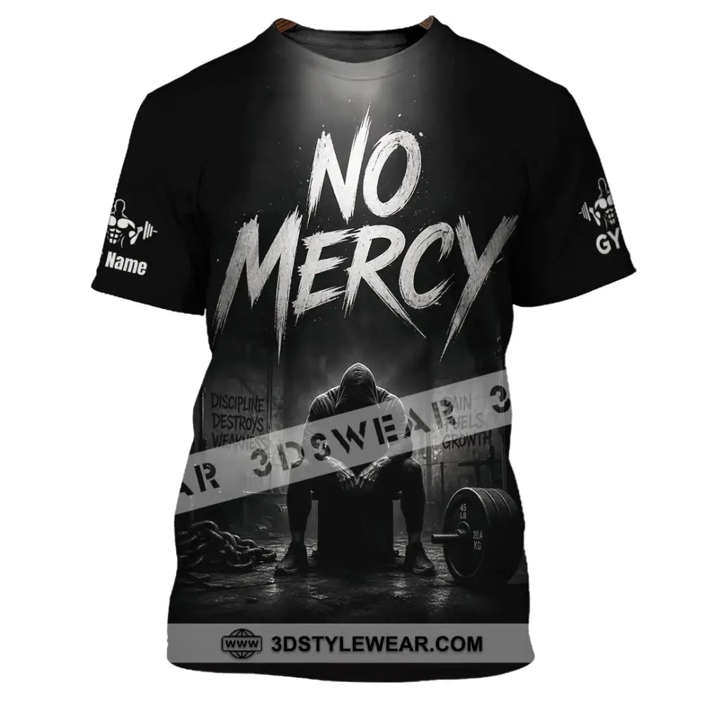 Unisex Shirt - Custom Gym No Mercy Shirt - T-Shirt / S - T-shirt