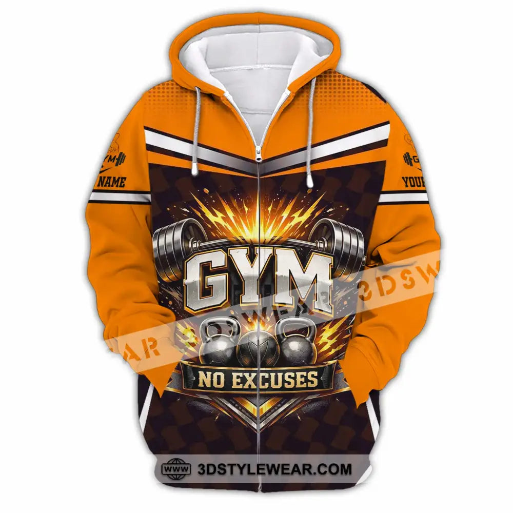 Unisex Shirt - Custom Gym Shirt - Zipper Hoodie / S - T-shirt