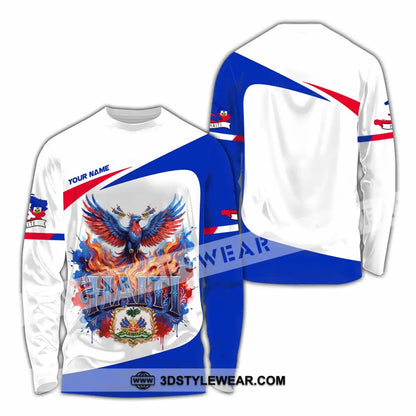 Unisex Shirt - Custom Haiti Shirt - Long Sleeve Shirt / S - T-shirt