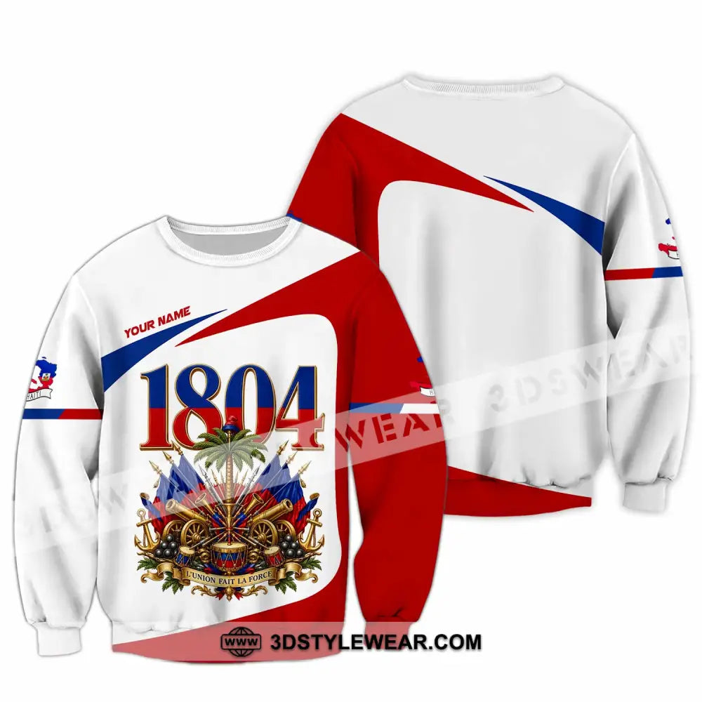 Unisex Shirt - Custom Haiti Shirt - Long Sleeve / S - T-shirt