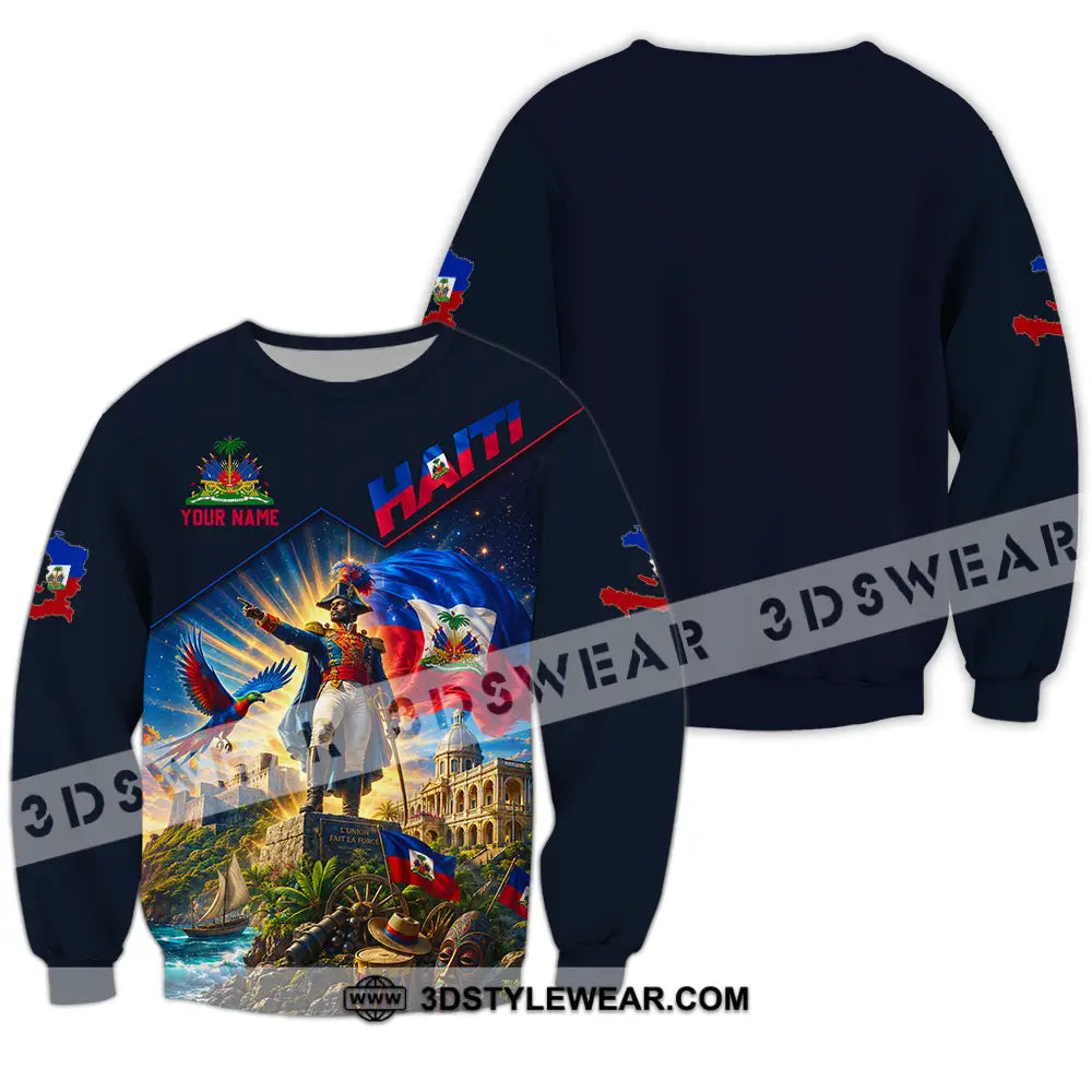 Unisex Shirt - Custom Haiti Shirt - Long Sleeve / S - T-shirt