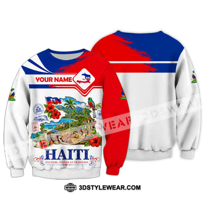 Unisex Shirt - Custom Haiti Shirt - Long Sleeve / S - T-shirt
