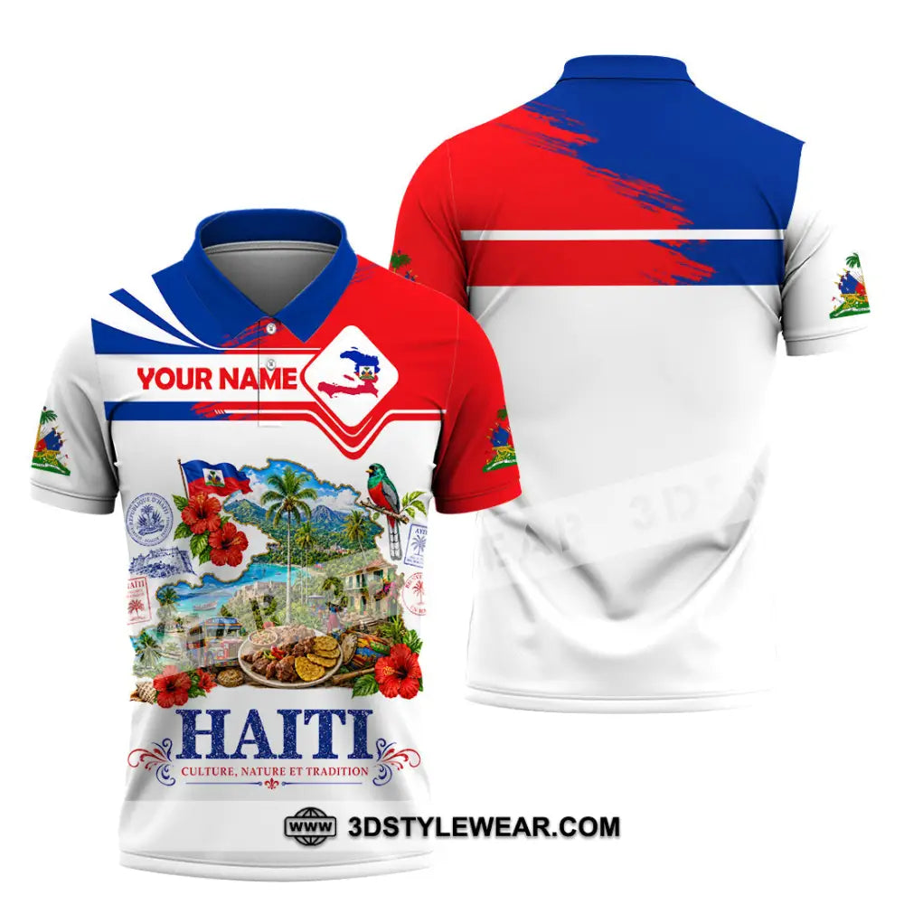 Unisex Shirt - Custom Haiti Shirt - Polo Shirt / S - T-shirt