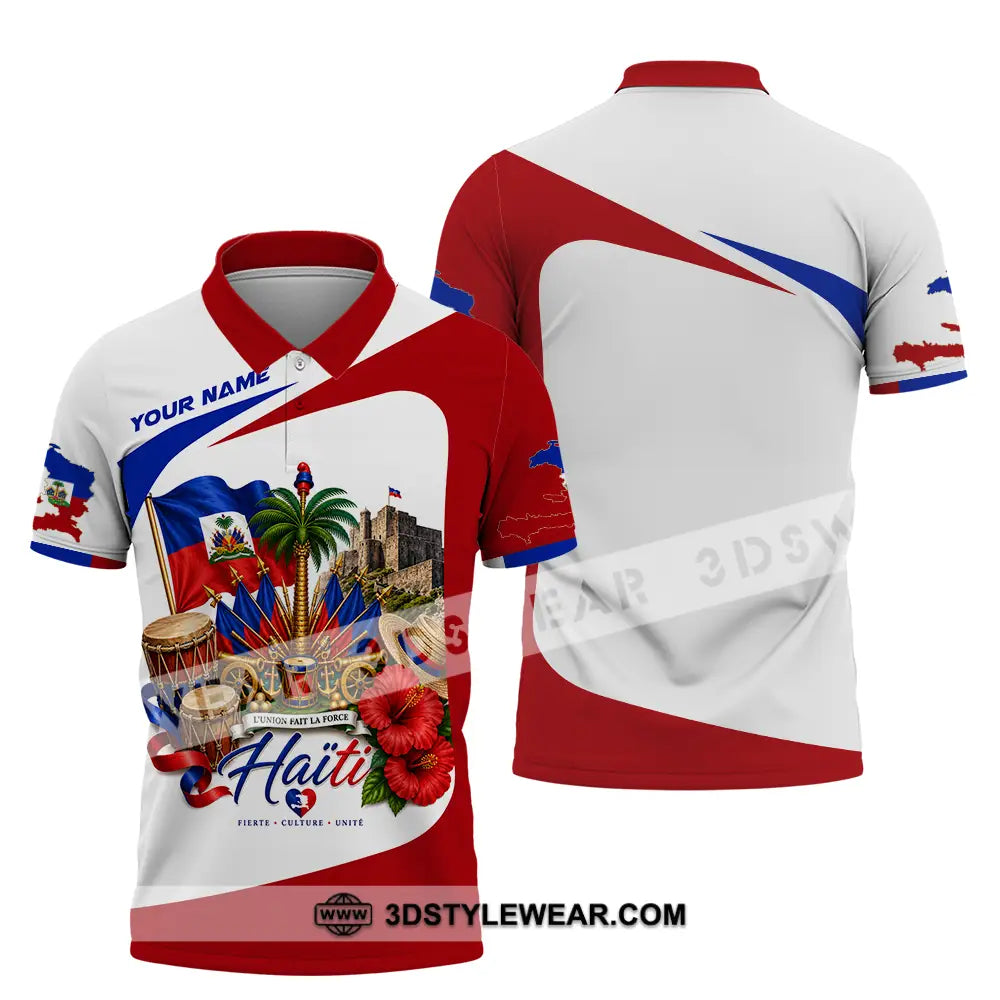 Unisex Shirt - Custom Haiti Shirt - Polo Shirt / S - T-shirt