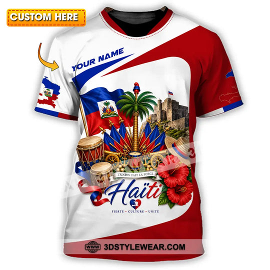 Unisex Shirt - Custom Haiti Shirt style option 1