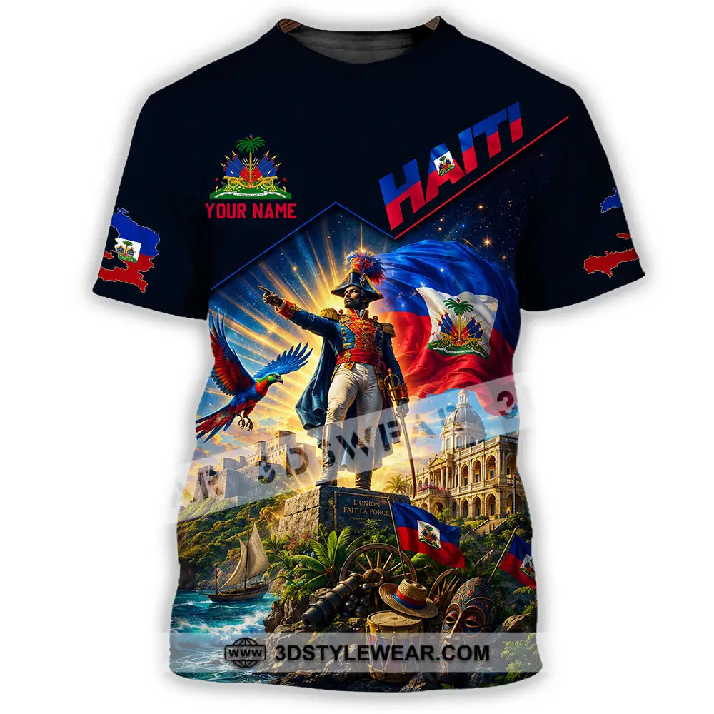 Unisex Shirt - Custom Haiti Shirt - T-Shirt / S - T-shirt