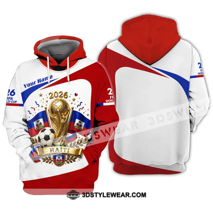 Unisex Shirt - Custom Haiti World Cup 2026 Shirt - Hoodie / S - T-shirt
