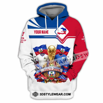 Unisex Shirt - Custom Haiti World Cup 2026 Shirt - Hoodie / S - T-shirt
