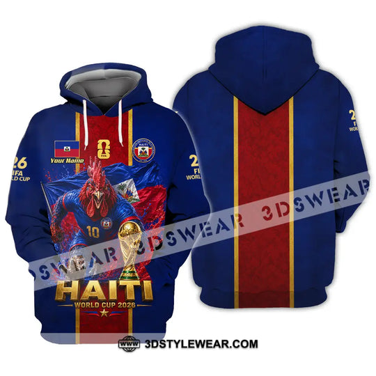 Unisex Shirt - Custom Haiti World Cup 2026 Shirt style option 3