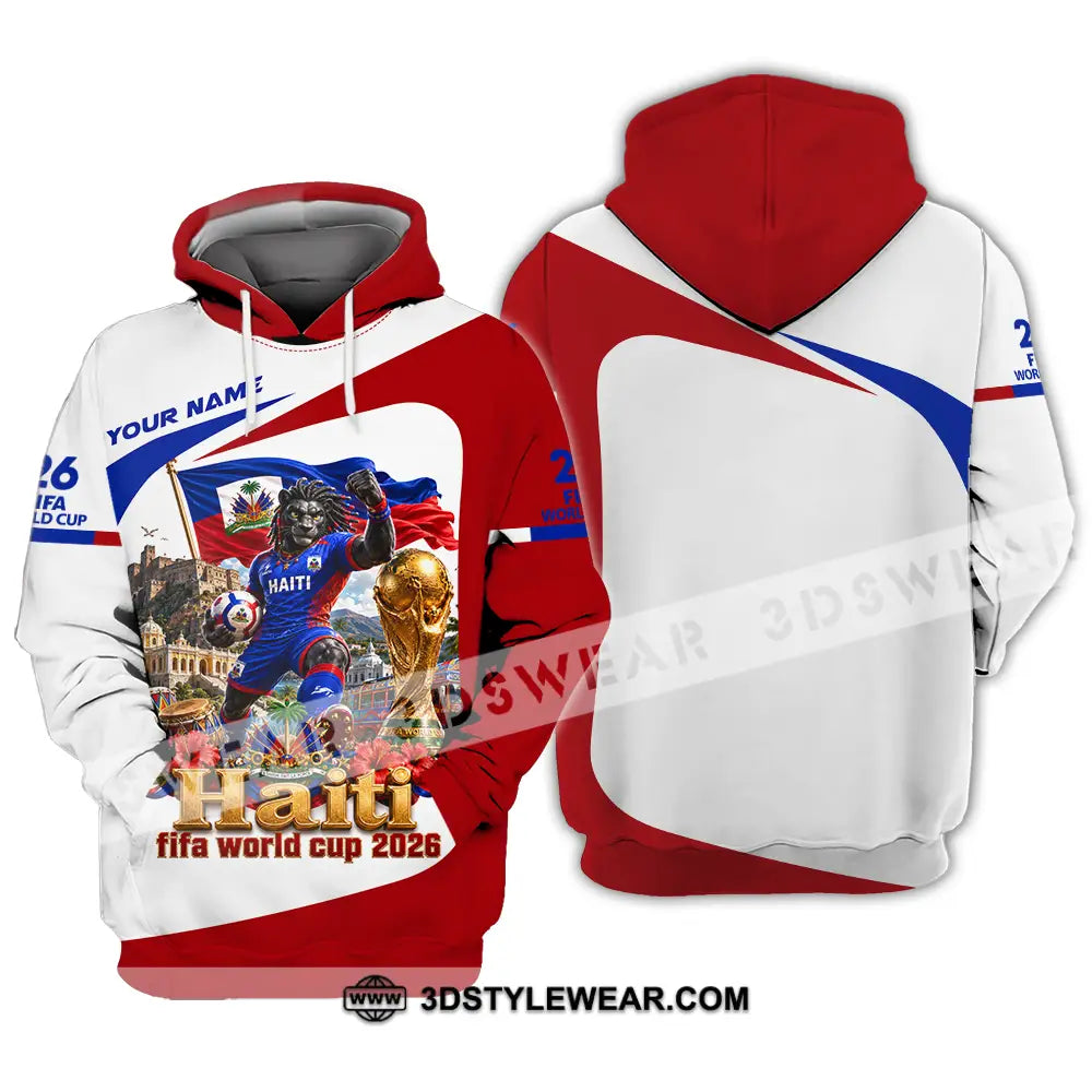 Unisex Shirt - Custom Haiti World Cup 2026 Shirt - Hoodie / S - T-shirt