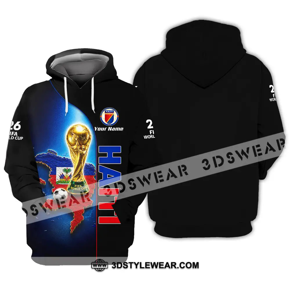 Unisex Shirt - Custom Haiti World Cup 2026 Shirt - Hoodie / S - T-shirt