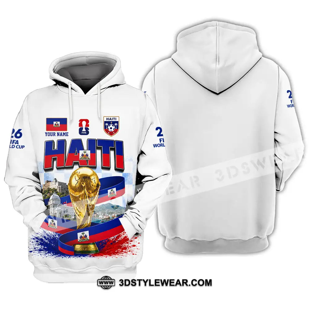 Unisex Shirt - Custom Haiti World Cup 2026 Shirt - Hoodie / S - T-shirt
