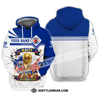 Unisex Shirt - Custom Haiti World Cup 2026 Shirt - Hoodie / S - T-shirt