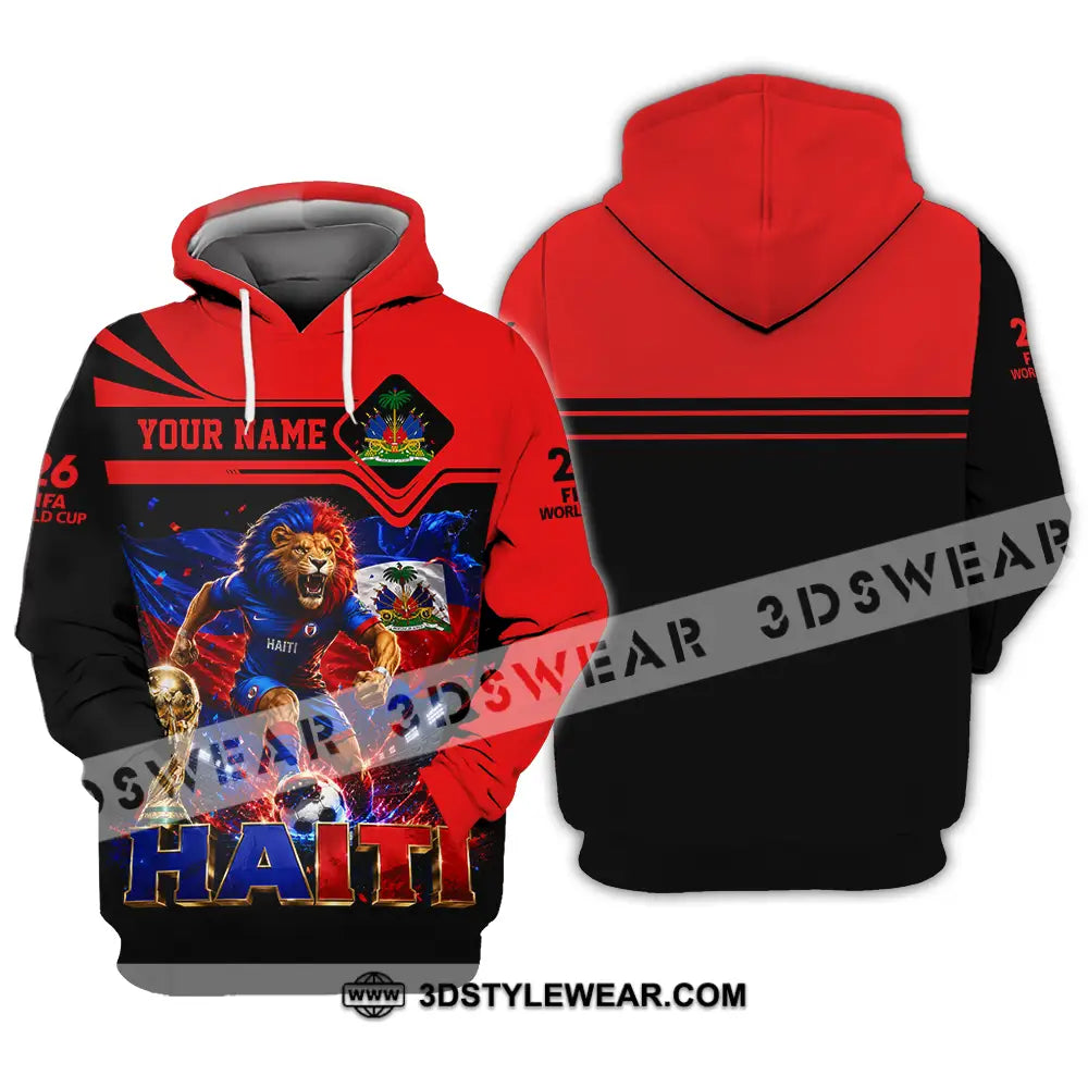 Unisex Shirt - Custom Haiti World Cup 2026 Shirt - Hoodie / S - T-shirt