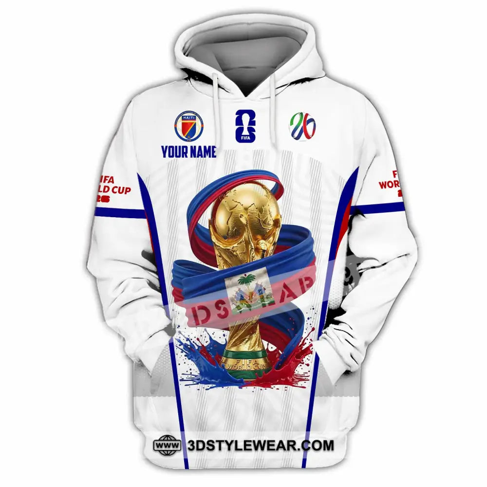 Unisex Shirt - Custom Haiti World Cup 2026 Shirt - Hoodie / S - T-shirt