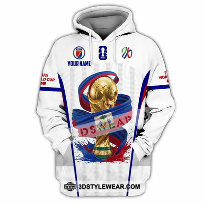 Unisex Shirt - Custom Haiti World Cup 2026 Shirt - Hoodie / S - T-shirt