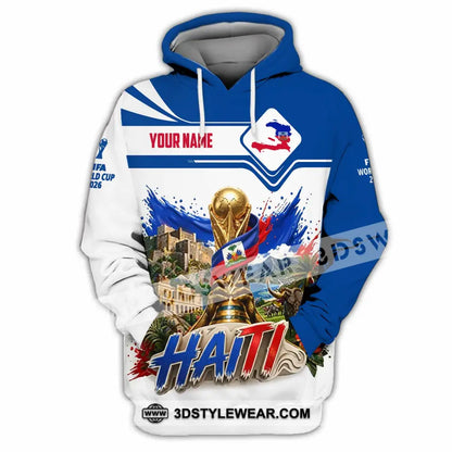 Unisex Shirt - Custom Haiti World Cup 2026 Shirt - Hoodie / S - T-shirt
