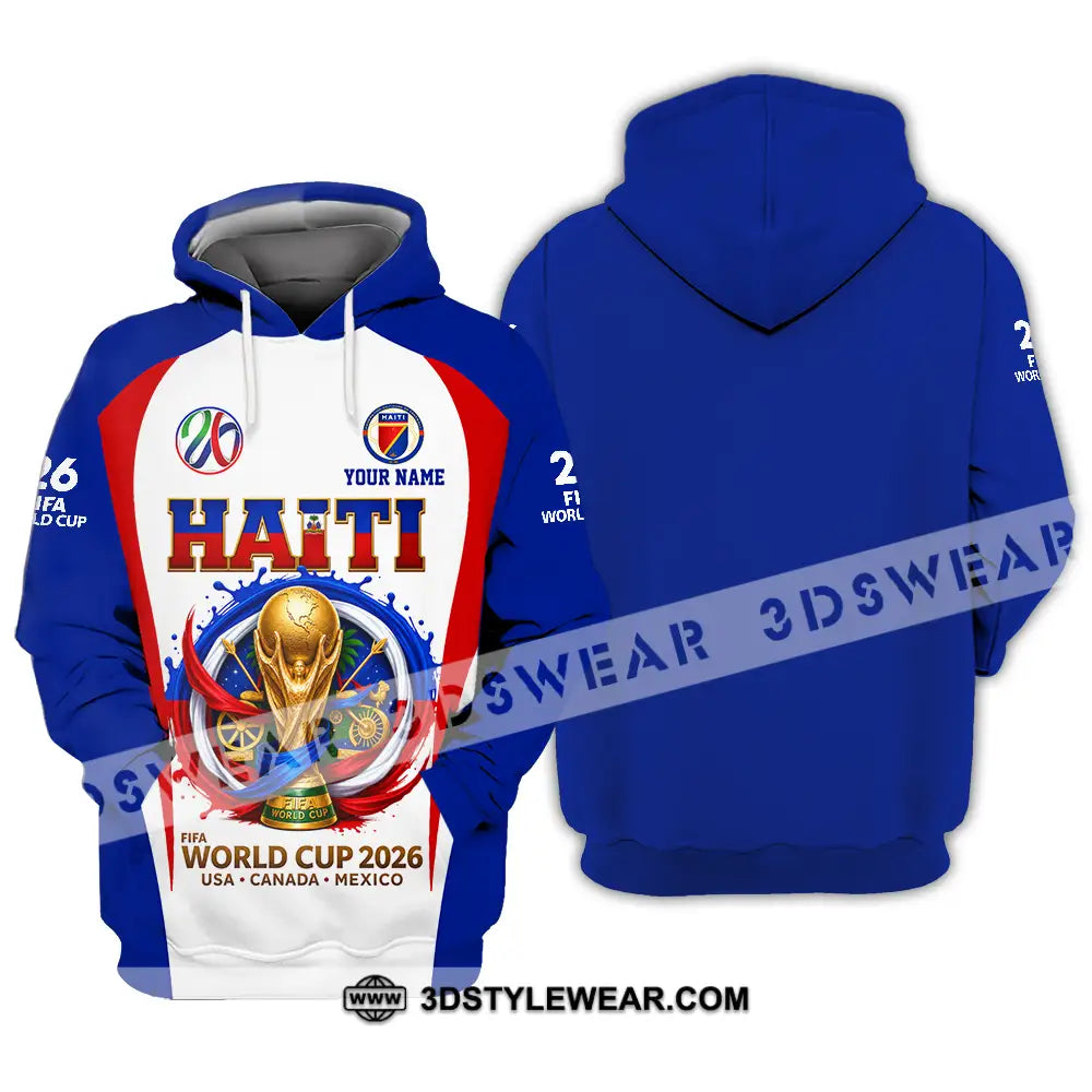 Unisex Shirt - Custom Haiti World Cup 2026 Shirt - Hoodie / S - T-shirt