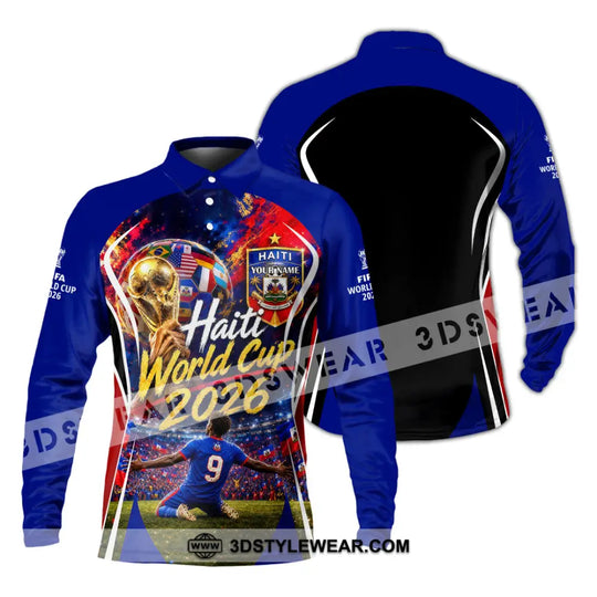 Unisex Shirt - Custom Haiti World Cup 2026 Shirt style option 4