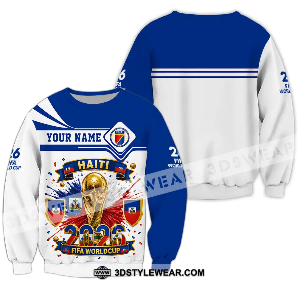 Unisex Shirt - Custom Haiti World Cup 2026 Shirt - Long Sleeve / S - T-shirt